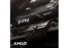 Модуль памяти Kingston FURY 16 GB (2x8GB) DDR4 3200 MHz Beast Black (KF432C16BBK2/16)