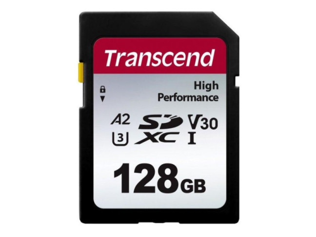 Карта памяти Transcend 128 GB SDXC Class 10 UHS-I U3 330S (TS128GSDC330S)