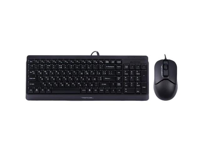 Комплект (клавиатура + мышь) A4Tech Fstyler F1512 Black