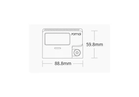 Автомобильный видеорегистратор Xiaomi 70mai Dash Cam A800S (1 камера)