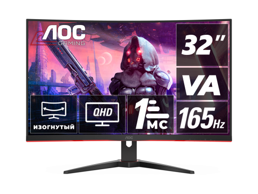 Монитор AOC GAMING CQ32G2SE/BK