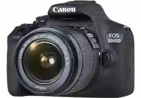 Зеркальный фотоаппарат Canon EOS 2000D kit (18-55mm) DC III