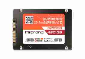 SSD накопитель Mibrand Spider 480GB 2.5 SATA OEM (MI2.5SSD/SP480GB)
