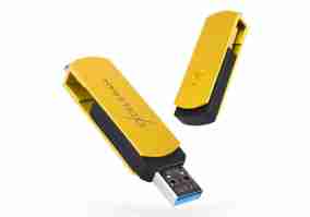USB флеш накопитель Exceleram 64 GB P2 Series Yellow/Black USB 3.1 Gen 1 (EXP2U3Y2B64)