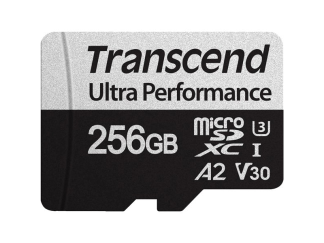 Карта пам'яті Transcend 256 GB microSDXC UHS-I U3 V30 A2 340S + SD Adapter (TS256GUSD340S)