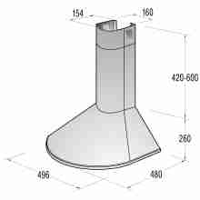 Витяжка Gorenje DKO 500WH