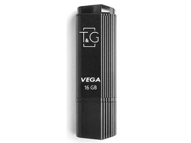 USB флеш накопитель T&G 16 GB 121 Vega series Black (TG121-16GBBK)