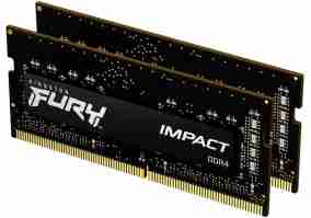 Модуль пам'яті Kingston Fury Impact SO-DIMM DDR4  32Gb (2x16Gb) (KF426S16IBK2/32)