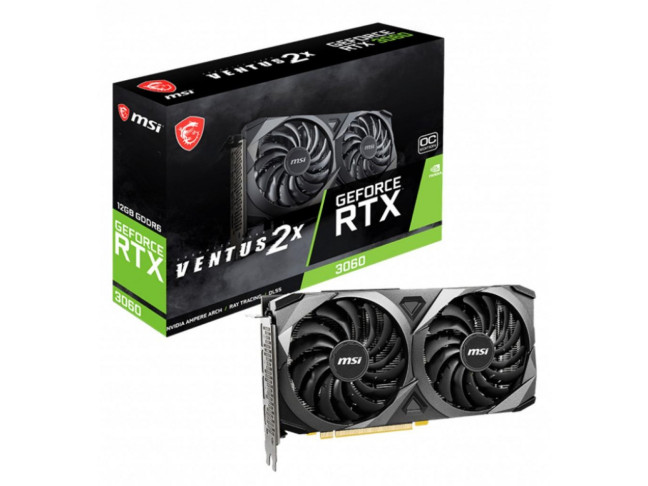 Видеокарта MSI GeForce RTX 3060 VENTUS 2X 12G OC LHR