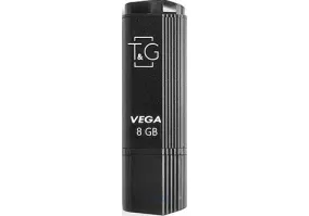 USB флеш накопичувач T&G 8 GB 121 Vega series Black (TG121-8GBBK)