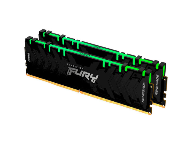 Модуль пам'яті Kingston FURY 32 GB (2x16GB) DDR4 3600 MHz Renegade RGB (KF436C16RB1AK2/32)