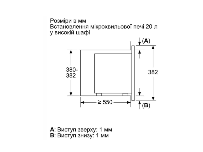 Свч bosch bfl524mb0 схема встраивания