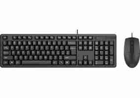 Комплект (клавіатура + миша) A4Tech KK-3330S Black
