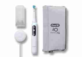 Электрическая зубная щетка ORAL-B iO Series 7 Connected Rechargeable Electric Toothbrush White Alabaster (IO7 M7.2A1.1B WT)