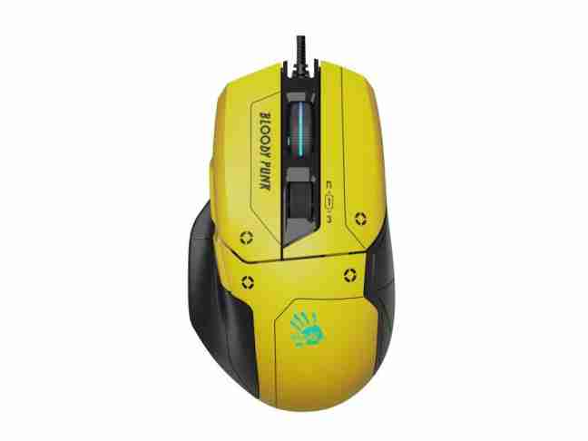 Миша A4Tech W70 Max Bloody (Punk Yellow)