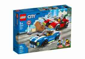 Конструктор Lego City Police Арешт на шосе 185 деталей (60242)