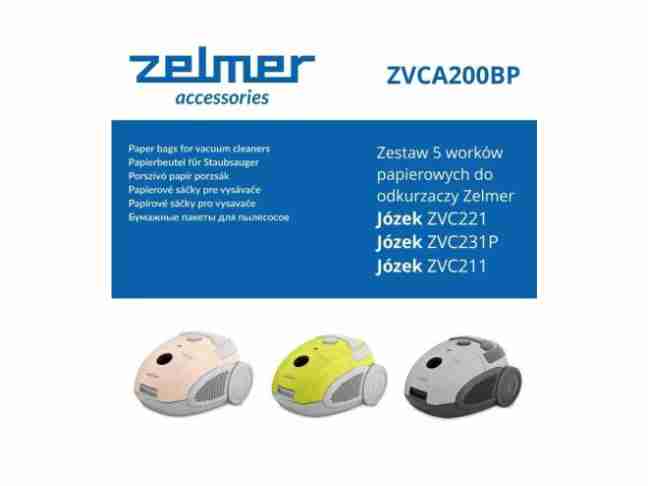 Мішок для пилососа одноразовий Zelmer ZVCA200BP