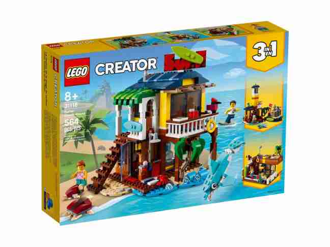 Конструктор Lego Creator Пляжный домик серферов 564 детали (31118)