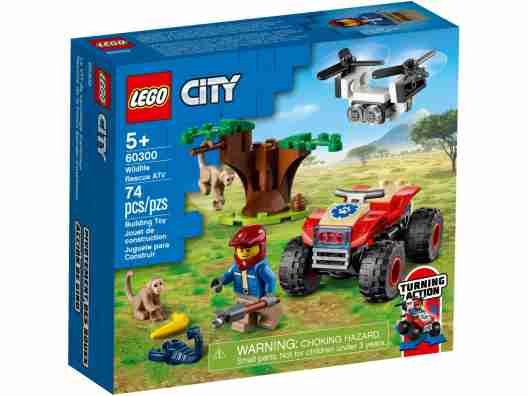 Конструктор Lego City Спасательный вездеход для зверей 74 деталей (60300)