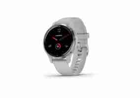 Смарт-годинник Garmin Venu 2S Silver Stainless Steel Bezel with Mist Gray Case and Silicone Band (010-02429-12/)