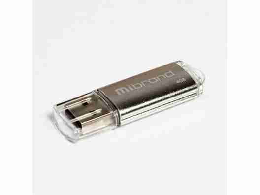 USB флеш накопитель Mibrand 4 GB Cougar Silver (MI2.0/CU4P1S)