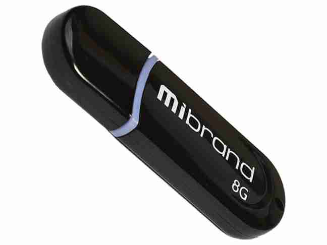 USB флеш накопитель Mibrand 8 GB Panther Black (MI2.0/PA8P2B)