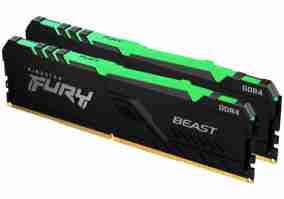 Модуль пам'яті Kingston FURY 16 GB (2x8GB) DDR4 3733 MHz Beast RGB (KF437C19BBAK2/16)