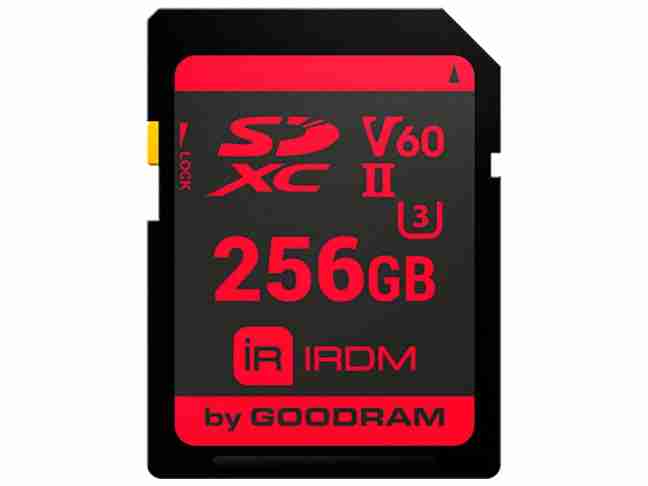 Карта пам'яті GOODRAM 256 GB SDXC UHS-II U3 IRDM (IR-S6B0-2560R11)