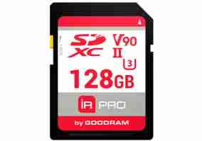 Карта памяти GOODRAM 128 GB SDXC UHS-II U3 IRDM PRO (IRP-S9B0-1280R11)