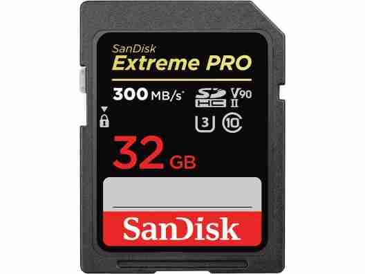 Карта памяти SanDisk 32 GB SDHC UHS-II U3 V90 Extreme Pro (SDSDXDK-032G-GN4IN)