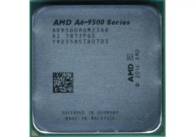 Процеcсор AMD A6 X2 9500 (3.5GHz 65W AM4) Tray (AD9500AGM23AB)