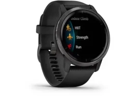 Смарт-часы Garmin Venu 2 Slate Stainless Steel Bezel with Black Case and Silicone Band (010-02430-11/01)