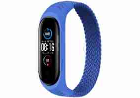 Ремешок BeCover Elastic Nylon Style для Xiaomi Mi Smart Band 5 / Mi Smart Band 6 (Size S) Deep Blue (706138)