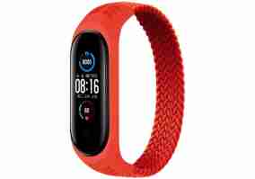 Ремінець BeCover Elastic Nylon Style для Xiaomi Mi Smart Band 5 / Mi Smart Band 6 (Size S) Red (706144)