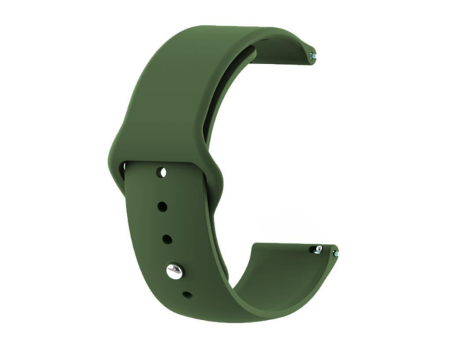 Силиконовый ремешок BeCover для Xiaomi iMi KW66/Mi Watch Color/Haylou LS01/LS02 Green (706367)