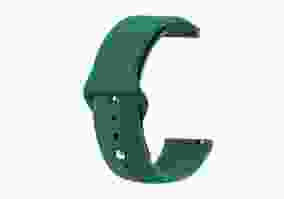 Силиконовый ремешок BeCover для Xiaomi Mi KW66/Mi Watch Color/Haylou LS01/Haylou LS02 (706366) Dark-Green