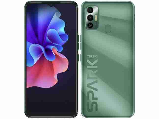 Смартфон Tecno Spark 7 KF6n NFC 4/128GB Spruce Green (4895180766435)