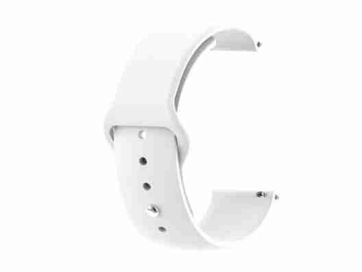 Силиконовый ремешок BeCover для Xiaomi iMi KW66/Mi Watch Color/Haylou LS01/LS02 White (706357)