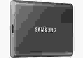 SSD накопитель Samsung T7 1 TB Titan Gray (MU-PC1T0T/WW)