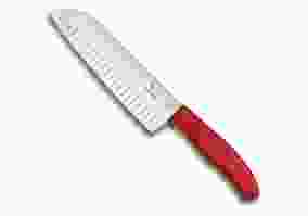 Кухонный нож Victorinox SwissClassic Santoku Red 17 см (6.8521.17G)