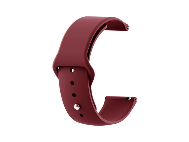 Ремінець BeCover Sport Band Dark Red for Xiaomi iMi KW66 / Mi Watch Color / Haylou LS01 / Haylou LS02 (706349)