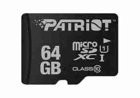 Карта пам'яті Patriot 64 GB microSDXC UHS-I LX (PSF64GMDC10)