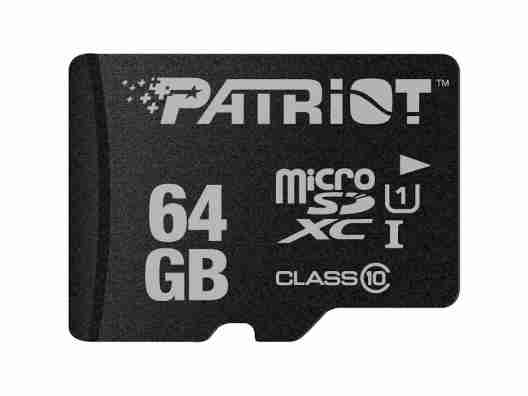 Карта памяти Patriot 64 GB microSDXC UHS-I LX (PSF64GMDC10)
