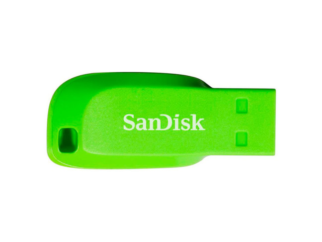 USB флеш накопитель SanDisk 16 GB Flash Drive USB USB Cruzer Blade Green (SDCZ50C-016G-B35GE)