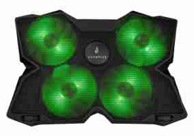 Підставка для ноутбука SureFire Bora Green-LED Black (48818)