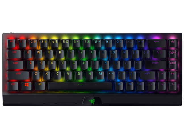 Клавіатура Razer BlackWidow V3 Mini HyperSpeed Green Phantom Ed. WL/BT/USB US RGB, Black (RZ03-03892000-R3M1)