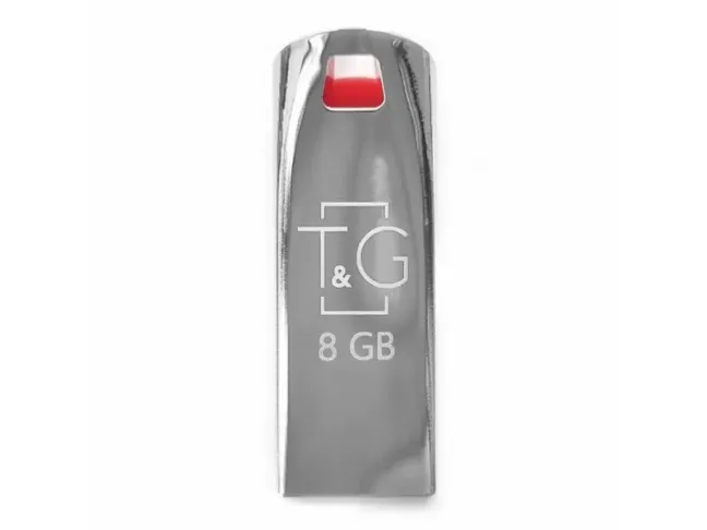 USB флеш накопичувач T&G 8 GB 115 Stylish series Chrome (TG115-8G)
