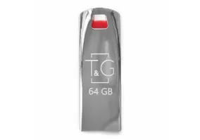 USB флеш накопичувач T&G 64 GB 115 Stylish series Chrome (TG115-64G)