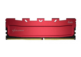 Модуль пам'яті Exceleram 8 GB DDR4 2666 MHz Red Kudos (EKBLACK4082619A)