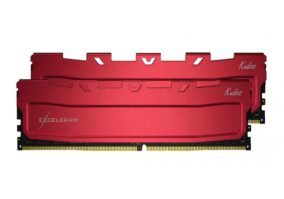 Модуль памяти Exceleram 16 GB (2x8GB) DDR4 3200 MHz Red Kudos (EKBLACK4163222AD)
